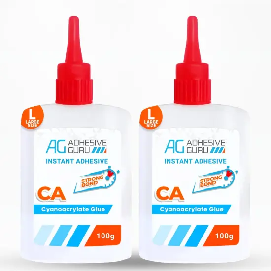 ADHESIVE GURU AG240G CA Glue 3.5 oz. Super Glue for Wood Working, DIY & Craft, Repairs, Multi-Purpose Clear Cyanoacrylate Adhesive {1}