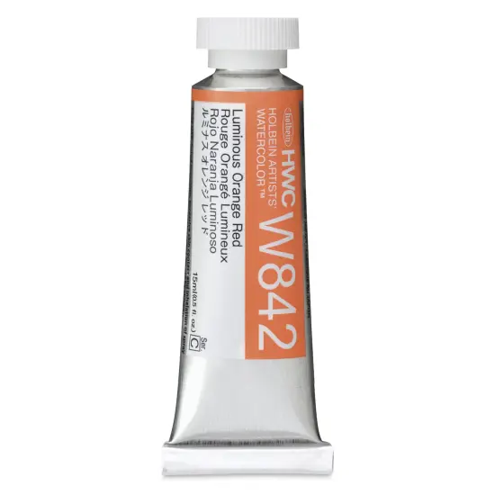 Holbein Artists' Watercolor - Luminous Orange Red, 15 ml Tube {1}