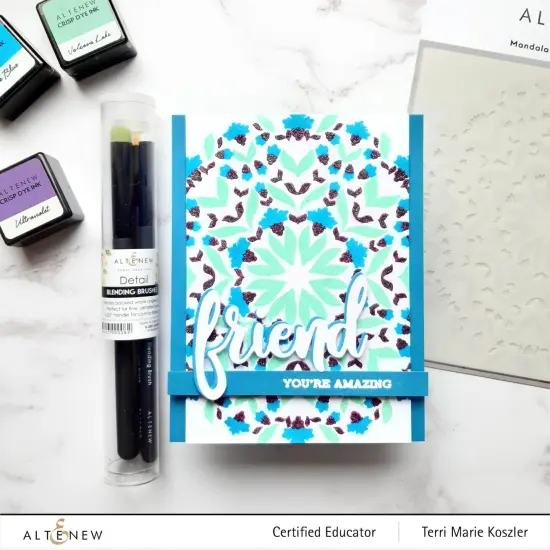 Detailed Blending Brush Set (Angled Bristles) {5}