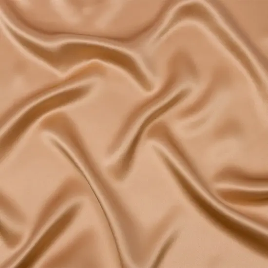 1 Yard Silk Charmeuse Toasted Elegant Fabric 44" Wide for Designer Apparel {2}