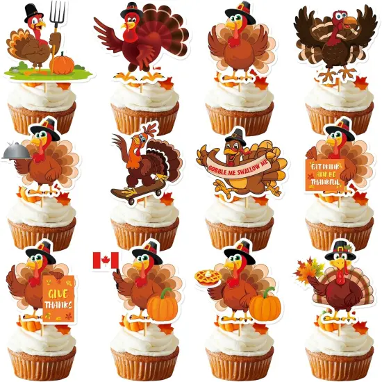 Turkey Cupcake Toppers {1}