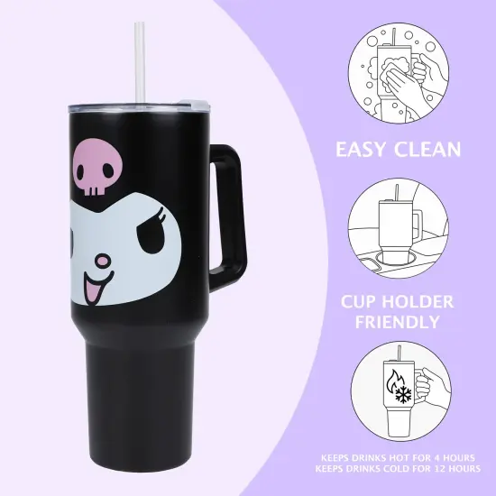 Kuromi 40oz Stainless Tumbler {2}