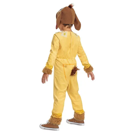 Kids Classic Disney Wish Valentino Costume Yellow Jumpsuit Headpiece {2}