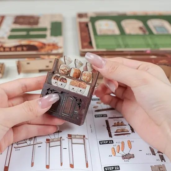 DIY Book Nook Kit - Mrs. Hunt Bakery {3}