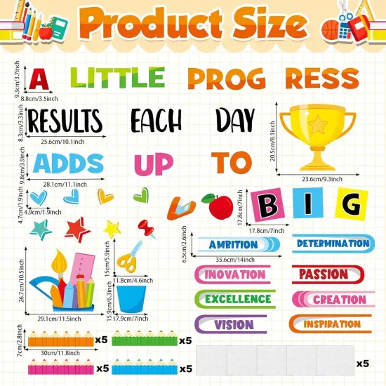 Motivational Bulletin Board Set - Success {2}