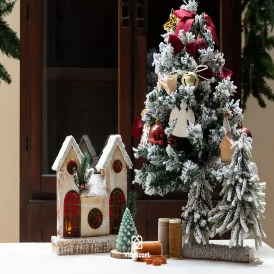 Fall Velvet Ribbon Set 3/8" x 15 Yd for Gift Wrapping - Khaki Terracotta & Nude {5}