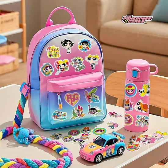 (50PCS) The Cute Girls Stickers for Water Bottle, Cartoon Water Bottles Decals {4}