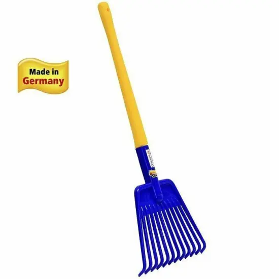 Spielstabil Sturdy Children's Long Handled Leaf Rake Perfect Kids Gardening Tools, Kids Rakes, and Outside Toys for Ages 2 & Up Multicolor {6}