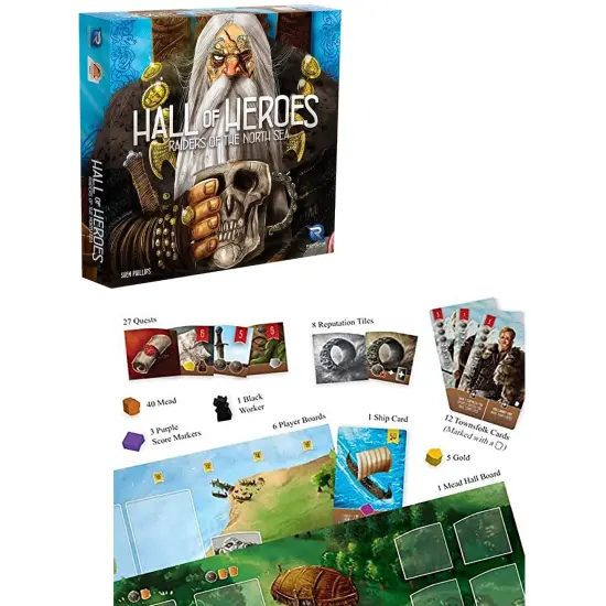 Renegade Game Studios RGS0589 Raiders of the North Sea: Hall of Heroes Board Games {7}