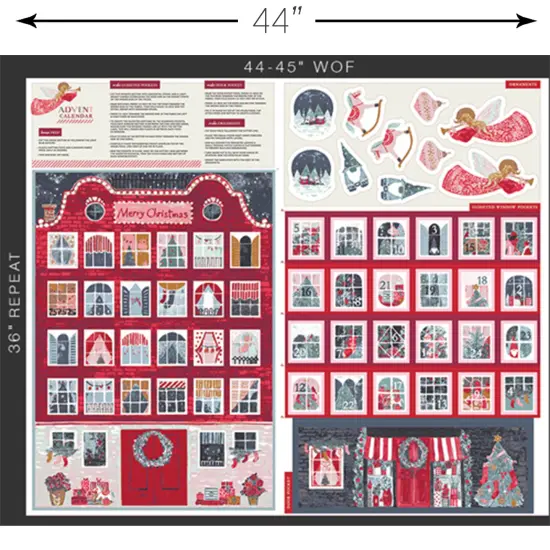 Advent Calendar Panel in Multi (adv25919) | Adventale | Katarina Roccella | Art Gallery {1}