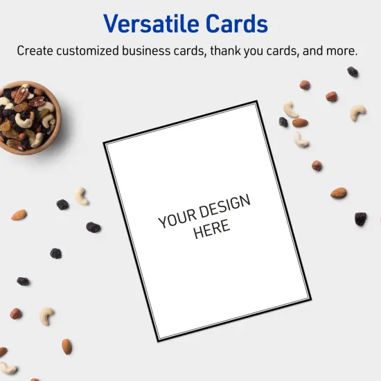 Avery Printable Rectangle Postcards, Double Black Border, 4" x 6", Matte White Rectangle Postcards, Laser/Inkjet, 20ct, Great for Postcards {6}