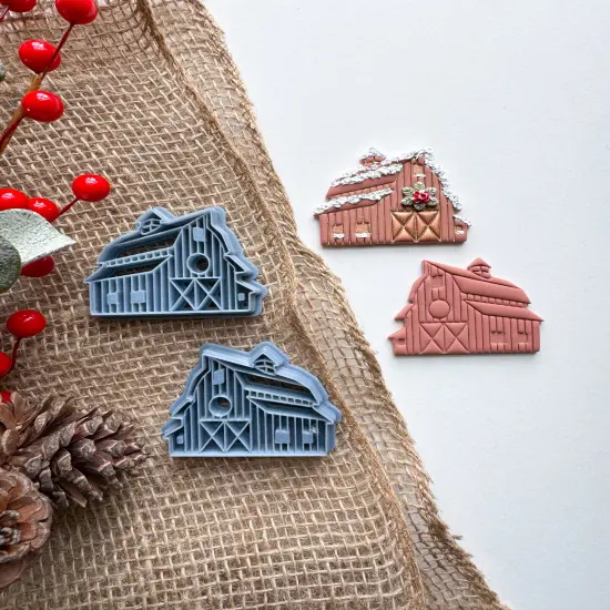 BARN | CHRISTMAS | CLAY CUTTERS {1}