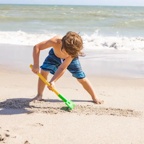 Spielstabil Kids Garden Tools - Long Handled Garden Rake, Sand Box Toys and Toddler Gardening Tools for Ages 2-4, Made in Germany Multicolor {5}