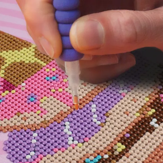 Camelot Dots Diamond Art Kit 8.7"X11.4"-Cool Giraffe {7}