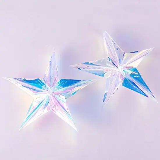 Diameter Iridescent Ornament Star Hanging Party Decorations {3}