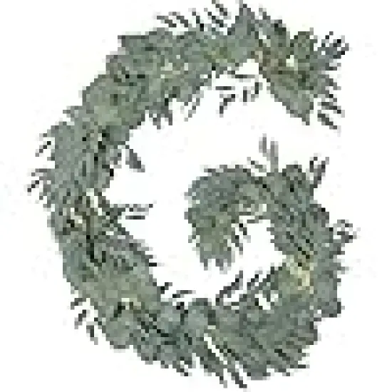 Feet Fake Eucalyptus Leaves Garland with Willow Leaves for Indoor and Outdoor {6}