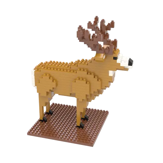 Mini Building Blocks - Mule Deer {2}
