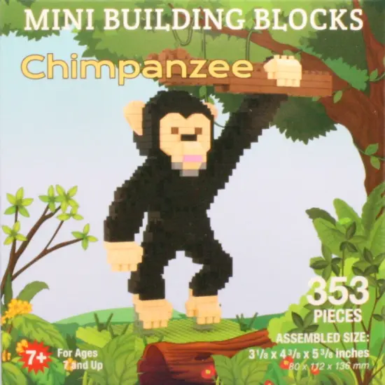 Mini Building Blocks - Chimpamzee {1}