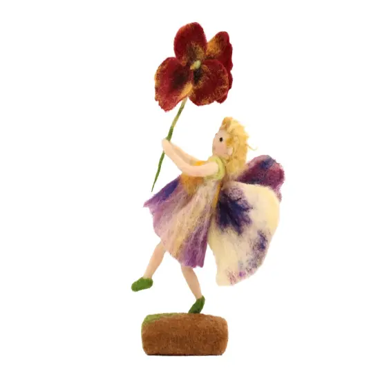 Felting Kit -Pansy Fairy Needle Felting Kit {2}