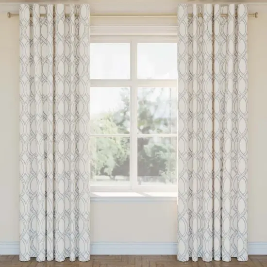 Light Blue - Blue Abstract & Geometric Upholstery Fabric 54 Inches" {2}