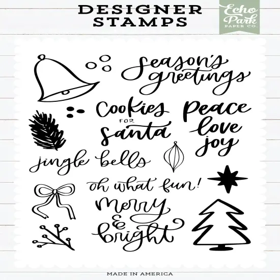 Echo Park Designer Stamp Set-Oh What Fun Christmas {1}
