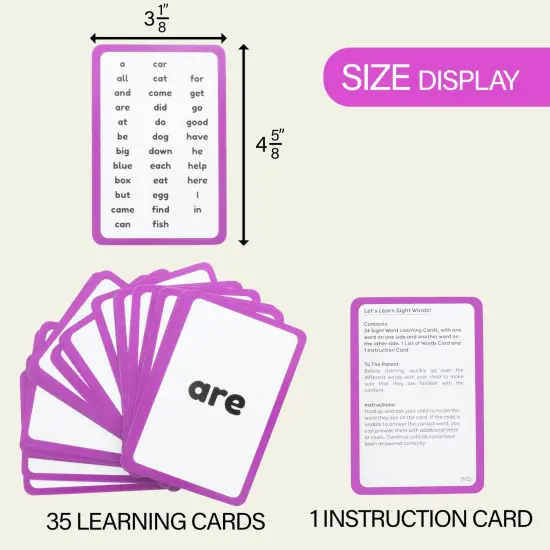 BAZIC Flash Cards Sight Word (36/Pack) {2}