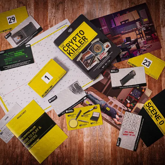 Professor Puzzle: The Crypto Killer - A Crime-Solving Puzzle Game, Assess Clues & Catch The Killer, Party Mystery Investigation, Ages 12+, 1+ Players {5}