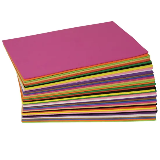 WonderFoam&reg; Sheets, Assorted Colors, 5.5" x 8.5", 40 Sheets {1}