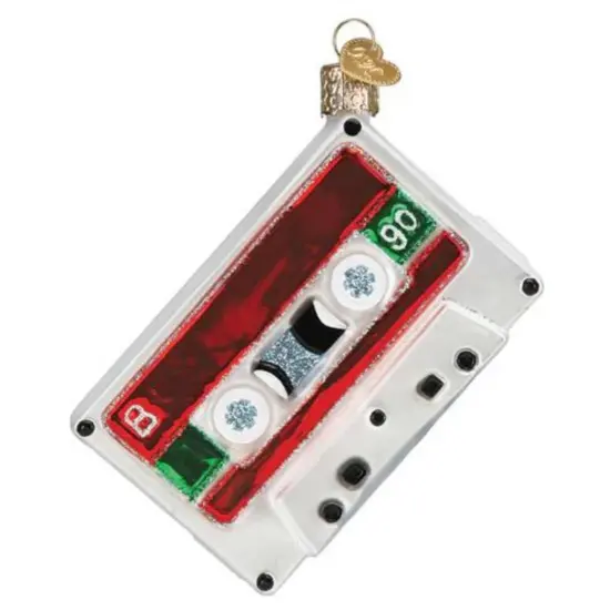 Old World Christmas 4.25 In Christmas Mixtape Tree Ornament , Ornament Music 90'S Multicolored {2}