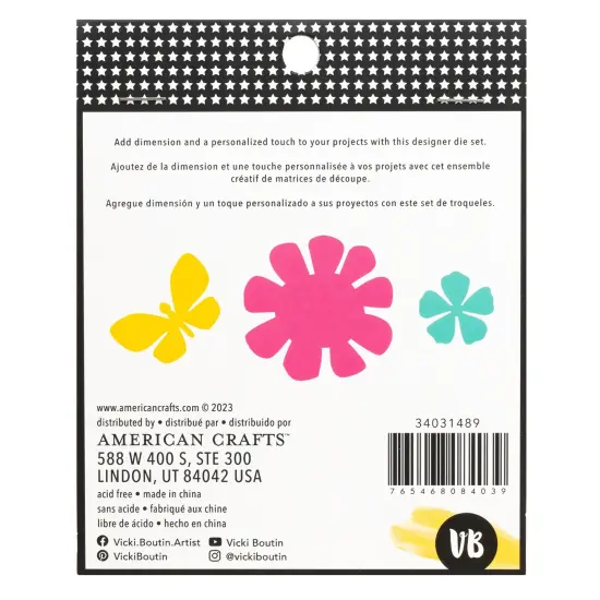 Vicki Boutin Mixed Media Metal Dies-Floral And Butterfly {3}