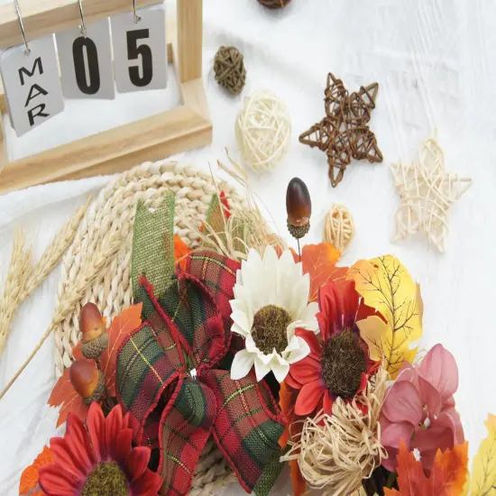 16&rdquo; Fall Autumn Wreath {5}