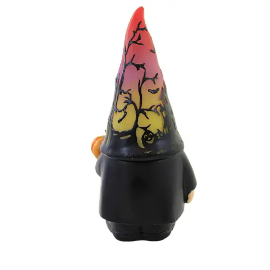 Evergreen 8.0 Inch Led Halloween Gnome Halloween Figurine , Lighted Halloween Decor Jack-O-Lantern Bats Black {2}