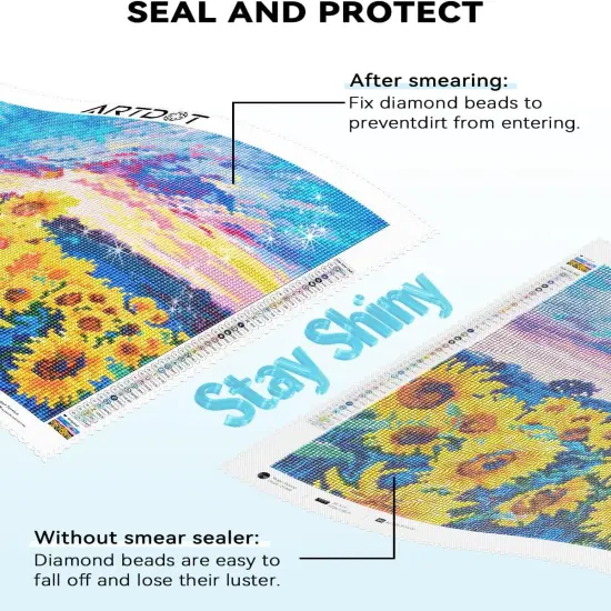 16 oz Diamond Art Sealer Kits for Adults, Large Capacity Glue as Diamond Painting Accessories and Jigsaw Puzzles Tools {2}