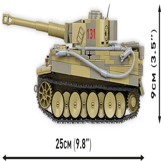 COBI The Tank Museum Historical Collection WWII PANZER VI TIGER I no. 131 Tank Building Set, 898 Pieces {4}