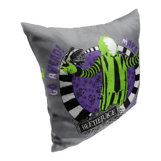 Warner Brothers Beetlejuice 18 Inch Throw Pillow Make My Millenium {2}