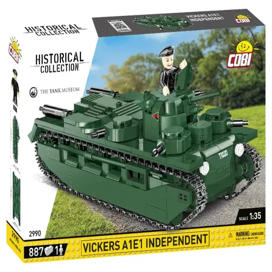 COBI Historical Collection: The Tank Museum VICKERS A1E1 INDEPENDENT Heavy Tank {1}