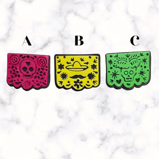 Papel Picado Cookie Cutter and Stamp with Size Option {1}