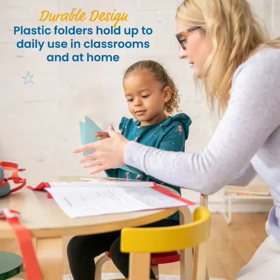 2-Pocket Parent-Teacher Classroom Communication Folder, 36-Piece Red {5}