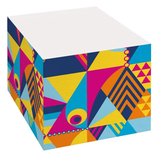 Notes Cube, 2.6 in x 2.6 in, Optimistic Brights Collection, 620 Sheets {1}