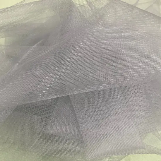1 Yard 2-Way Stretch Nylon Net Mesh Fabric, 60" Width Lightweight Sheer Mesh for Gowns, Dancewear & Costumes Silver Dark {1}