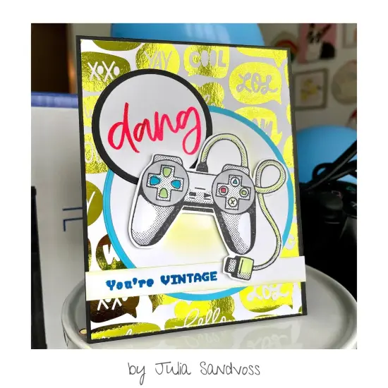 Deco Foil Adhesive Transfer Sheets by Unity5.9" x 5.9"-Simply Amazing {7}