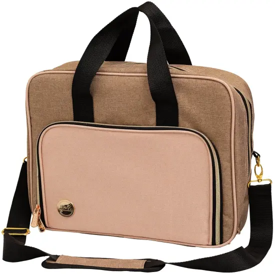 We R Crafter's Shoulder Bag-Taupe & Pink {2}