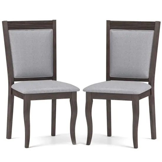 Costway 2PCS/4PCS Wood Dining Chairs with Rubber Wood Frame Padded Seat High Backrest {7}