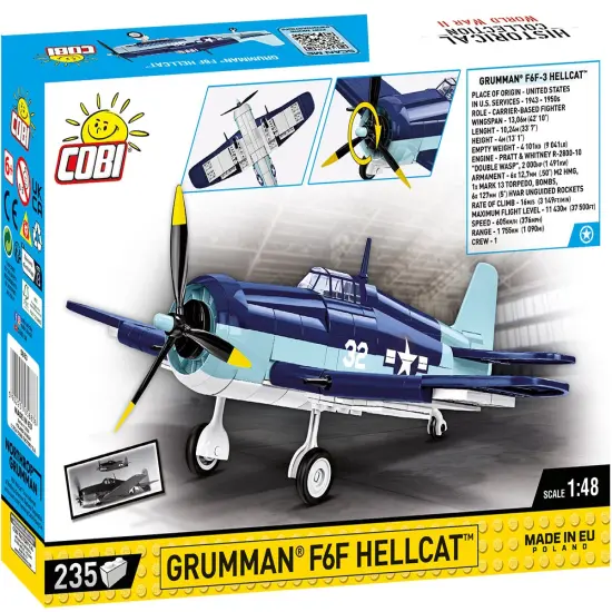 COBI Historical Collection WWII Grumman F6F Hellcat Aircraft {6}
