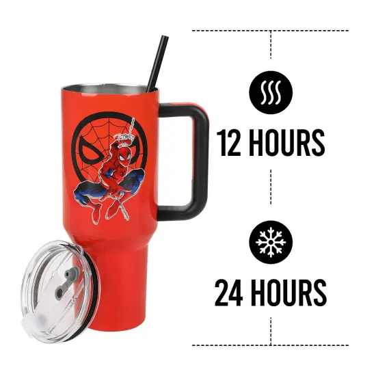 Spider-Man 40oz Red Stainless Tumbler {3}