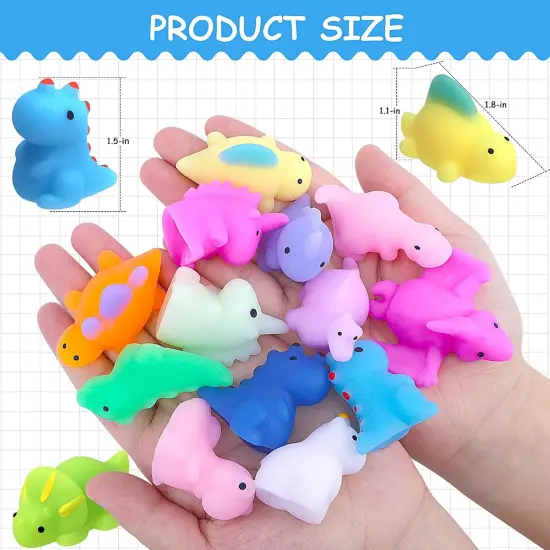 30pcs Squishy Mochi Toys - Mini Dinosaur {3}
