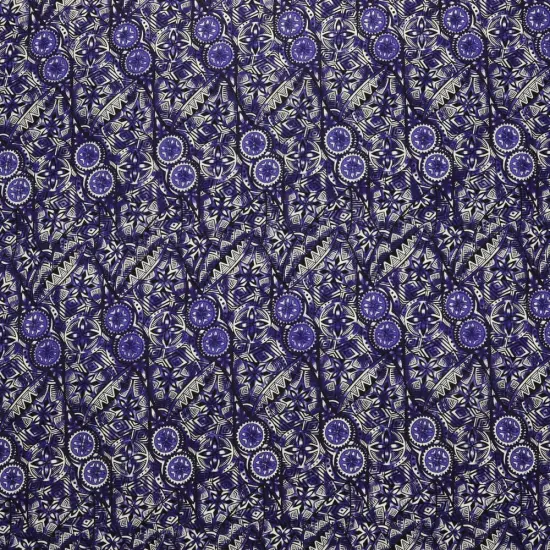 1 Yard Traditional Polynesian Fijian Print Fabric 100% Cotton Light Barkcloth, 45 inches Width Brown {5}