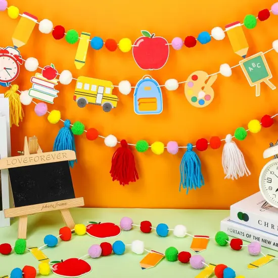 5 Pcs 9.84 ft Back to School Garland {1}