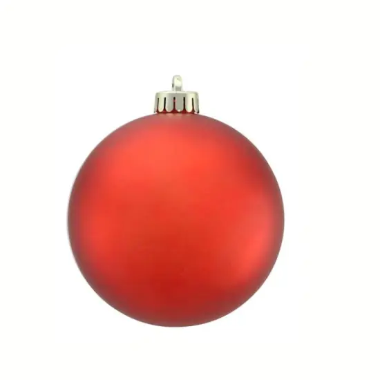 150mm Matte Red Shatterproof Christmas Ornament Ball-XH100724 {2}