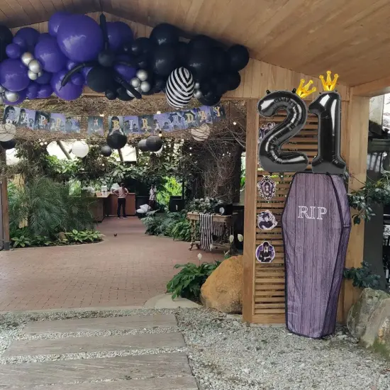 Black Number 21 Balloon 40 inch, 21 Number Balloon, 21st Black Birthday {2}